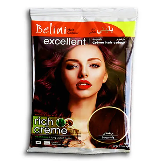 BELINI BURGUNDY HAIR COLOUR SACHET RS:80